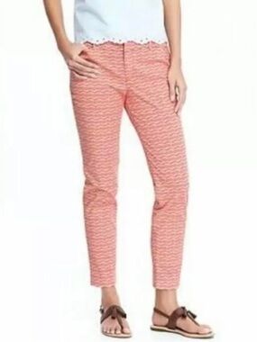 Old Navy Pixie Pants Salmon Fish Print 6